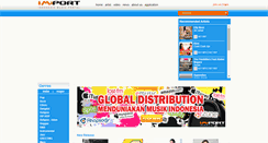 Desktop Screenshot of importmusik.com